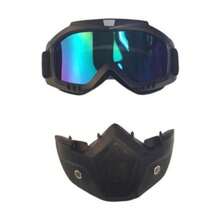 可拆卸摩托車頭盔開放式半面罩 - 均碼 - 查看 10