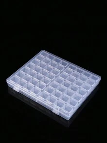 1set (56 Grids) Jewelry Storage Box Organizer - White - View 4