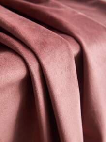 Velvet Warm Polyester Curtains, One Piece - Red Violet - View 7