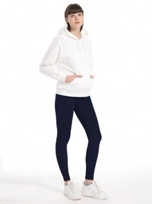 女式瑜伽褲高腰口袋運動跑步緊身褲