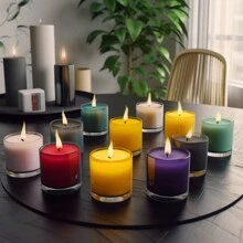 1入組10克珍珠光澤閃粉,適用於diy水晶膠、矽膠模具、蠟燭石膏製作、泥巴、填充物、美人魚閃粉和其他手工藝品 - 紅色 - 查看 3