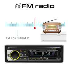 Auto Estereo Reproductor Mp3 1 Din Con Bluetooth Y Auxiliar Para Auto Con Luz De 7 Colores JSD-520 - Negro - Ver 8