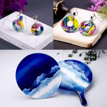 1 件 10 克珍珠粉閃光,適用於 Diy 水晶膠、矽膠模具、蠟燭石膏製作、史萊姆水晶膩子填充材料、美人魚閃光等手工藝品 - 紅色 - 查看 4