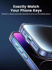 UGREEN 晶瑩剔透原廠保護透明 相容 iPhone 15 系列 - 無色 - 查看 10