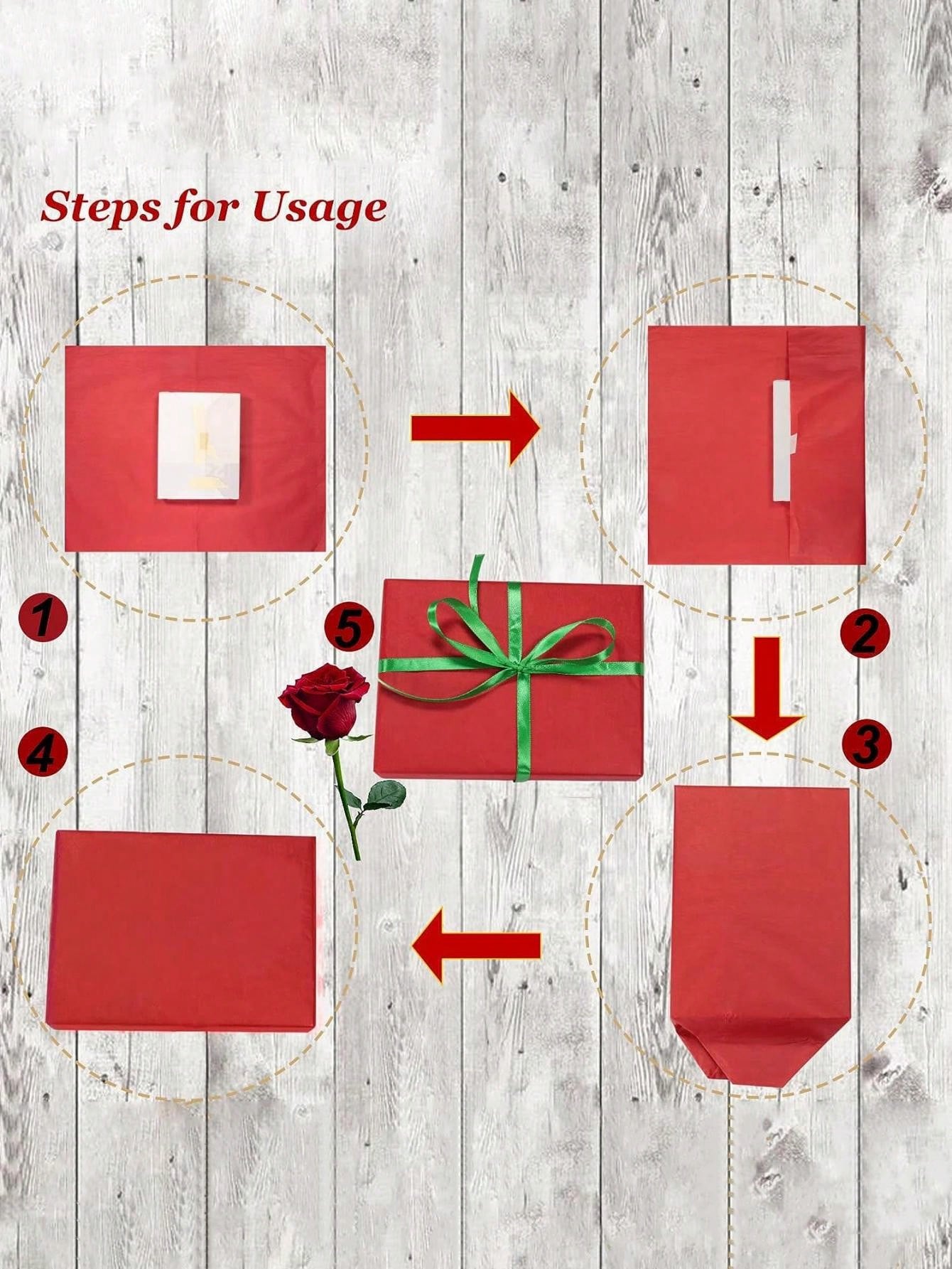 100 Sheets Gift Bag Tissue Paper, 50x35cm Art Paper For Gift, Game