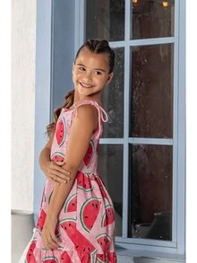 Young Girls Dresses - 淺粉色 - 查看 2