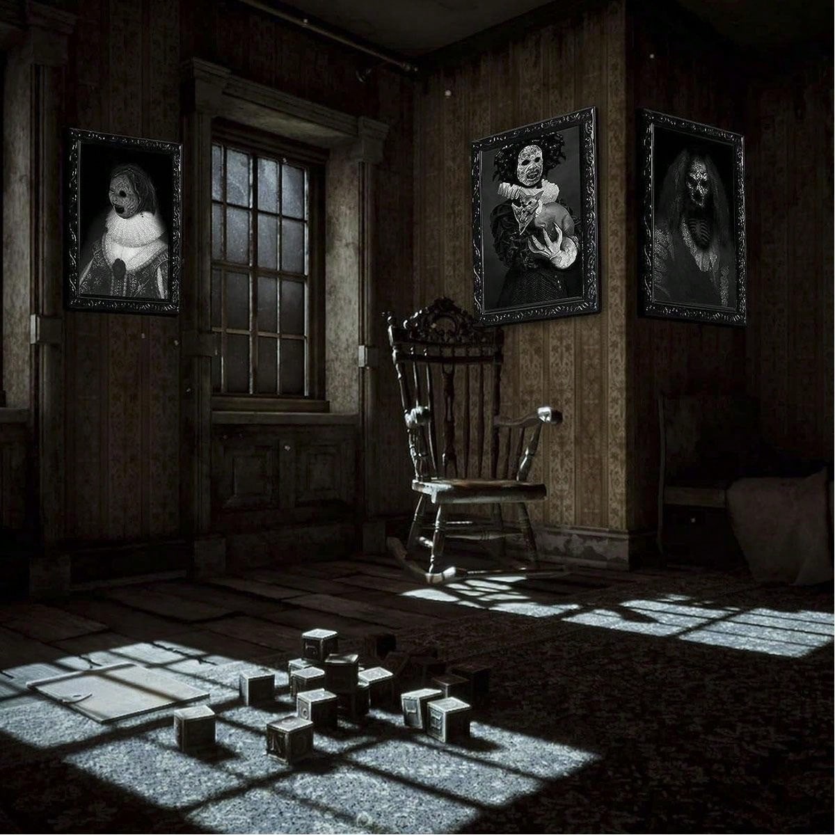 Halloween 3d Changing Photo Frame Booklet For Bar Decoration, Party