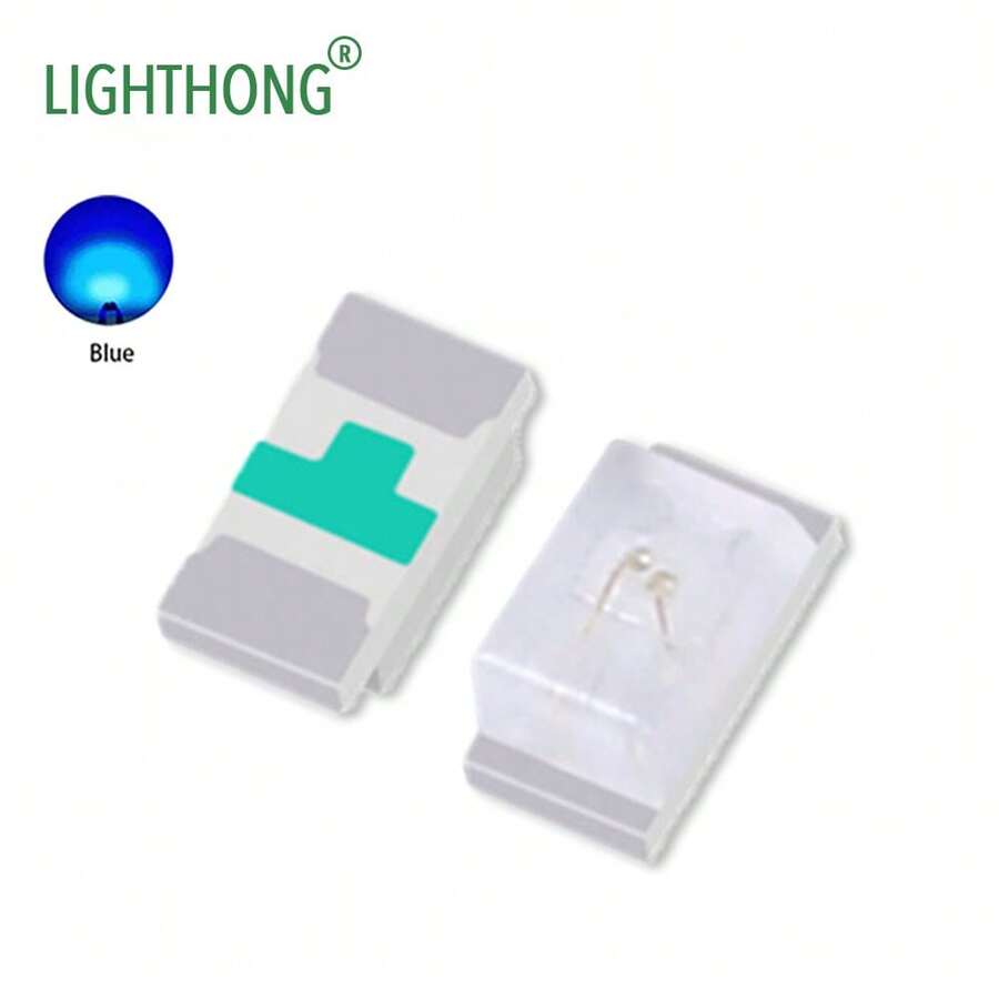 Chip Smd Led De Paquete 0402/1005, Diodo Emisor De Luz Monocromo De Alta Luminosidad Para Indicadores - Azul - Ver 1