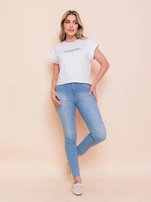 Women T-Shirts - 白色 - 查看 3