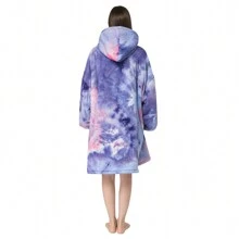 Vestido de dormir espesado con capucha para casa desgaste - Multicolor - Ver 7