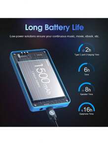 Portable Music Player with WiFi 3.5 inch 1080P Full Touch Screen MP3/MP4 - Blue - View 5