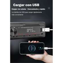 Auto Estereo Para Auto Fnbrli Con Mp3 2 Usb Bluetooth 1 Din M11 - Negro - Ver 6