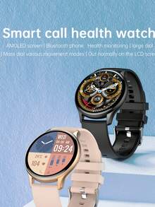 1.43 Inch Smart Watch Sports Watch Heart Rate Monitor Blood Pressure Smart Bracelet for Android IOS For Men Women - Black - View 2