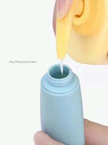 4入組乳液分配器分配瓶套裝，北歐普通塑膠乳液分配器瓶，可再填充乳液瓶防漏便攜式套裝液體瓶適用於化妝品、粉底、洗髮精、旅行存儲、護髮素、乳液和沐浴露化妝品容器適合男士女士學生戶外, 旅行, 露營, 居家, 大學宿舍 - 彩色 - 查看 5