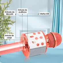 Micrófono Inalámbrico Bluetooth Karaoke