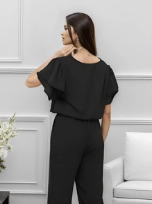Women Two-piece Outfits - 黑色 - 查看 2
