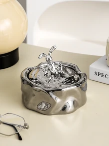 1pc, Cigarette Ashtray Indoor Living Room Office Car Smoking Artifact Boy Valentine Heart Women's Valentine