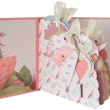 1入口袋式及槽式邊角迷你金屬切割模板,適用於裝飾感謝卡、賀卡、邀請卡 - 銀色 - 查看 8