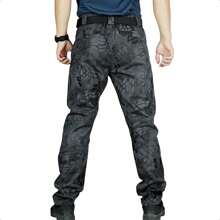 Pantalones Impermeable Pantalon para exteriores multibolsillos Comfort - Negro - Ver 2