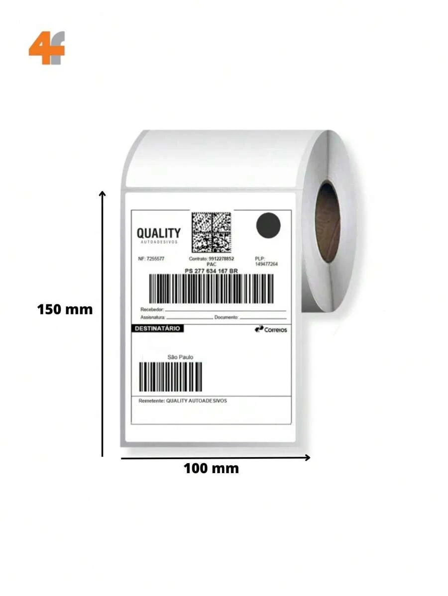 Label Stickers - White - View 1