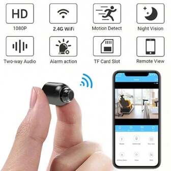 Mini Wifi Camera 1080P HD Indoor Security Surveillance Camera Night Vision Camcorder IP Cam Audio Video Recorder