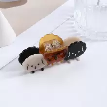 1入組三眼眼鏡和爪形髮夾，女士可愛款式