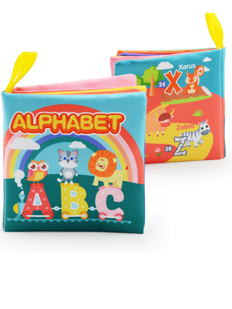 1 套 ABC-Z 字母软布婴儿书玩具，节日圣诞礼物儿童书籍，圣诞礼物儿童，婴儿书，书籍，婴儿玩具，Abc