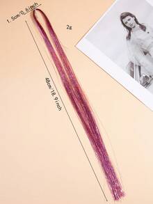 130入組紫紅色髮圈