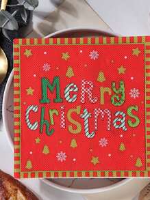 Khăn Ăn Dùng Một Lần - Đỏ - Xem 4