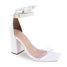 Women Heeled Sandals - 白色 - 查看 4