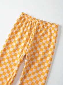 青少年女孩居家保暖内衣套装 - 米色 - 查看 4