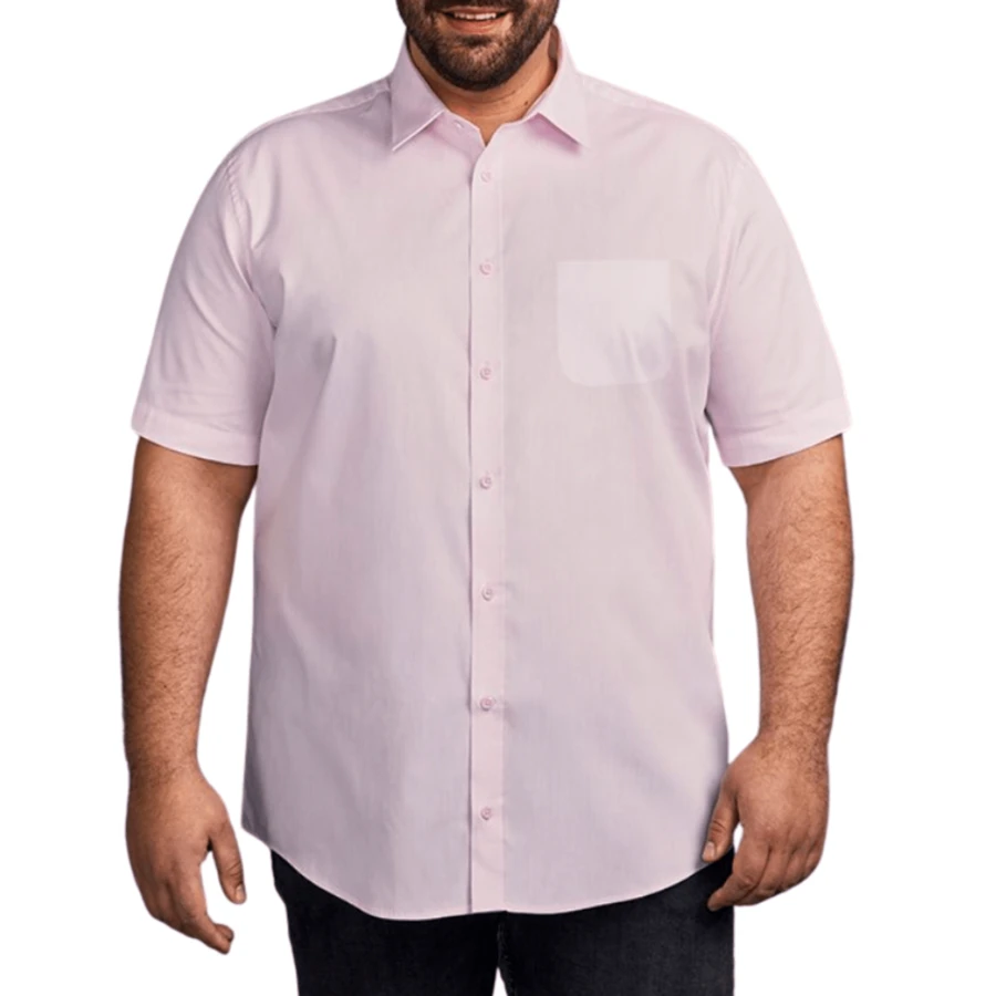 Men Shirts - 淺粉色 - 查看 1