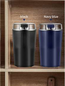 1入組100克容量電動咖啡研磨機帶適用於美國插座,藍色的現代設計,合適的適用於家庭,辦公室,野餐,戶外使用 - 黑色 - 查看 10