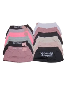 Set 12 Pieces Microfiber Girl's Boxer The Colors And Models Are Sent Randomly - 彩色 - 查看 3