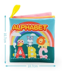 1 套 ABC-Z 字母软布婴儿书玩具，节日圣诞礼物儿童书籍，圣诞礼物儿童，婴儿书，书籍，婴儿玩具，Abc - 彩色 - 查看 4