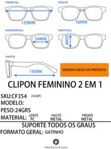Women Eyeglasses - 摩卡棕 - 查看 5