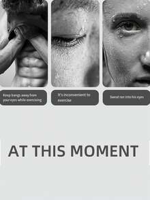 1 件裝吸汗運動頭帶,適合跑步、健身、瑜伽 - 黑色 - 查看 2