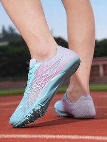 1 đôi Lace-up Spike Giày Chạy bộ , Ngoài trời Thể thao Cặp đôi Tập huấn Giày thể thao - Hồng - Xem 3