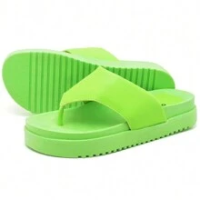 dubuy Women Flip-Flops - Verde - Ver 4