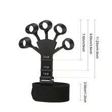 Ejercitador De Mano Para Fortalecer El Agarre Y Los Dedos - Negro - Ver 4