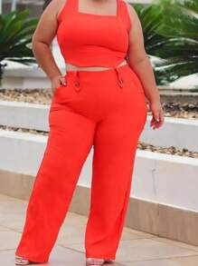 Plus Size Co-Ords - Naranja - Ver 2