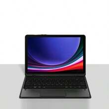 西班牙式觸控板鍵盤套,適用於三星galaxy Tab S9 11英寸 S9 Fe 10.9" 2023 X710 X716 X616 B/u平板電腦,磁分離智慧觸控板鍵盤保護套 - 黑色-西班牙語佈局 - 查看 11