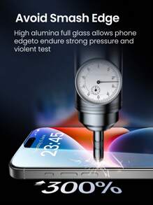 UGREEN 2PCS Borderless Full Screen HD Screen Protector With Film Compatible With IPhone 15 Pro Max IPhone 15 Plus Gift For Birthday, Family, Friends Tempered Glass, Phone Screen Protector, Phone Accessories Waterproof Shockproof Anti-Fall Anti-Fall Scratch Resistant Anti-Fingerprint - Clear - View 6