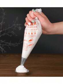 100 Disposable Pastry Bag Pastry 29x17 Kitchen Decoration - Clear - View 2