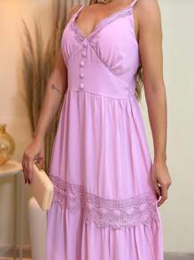 Women Dresses - 淺粉色 - 查看 3