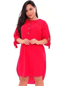 Women Dresses - Gỗ đỏ - Xem 5