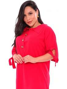 Women Dresses - Gỗ đỏ - Xem 6