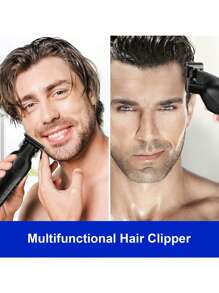 電動剪刀 KM-2299 電動剪刀 USB 電動理髮機剪刀 美髮沙龍理髮剪刀 - 黑色 - 查看 7