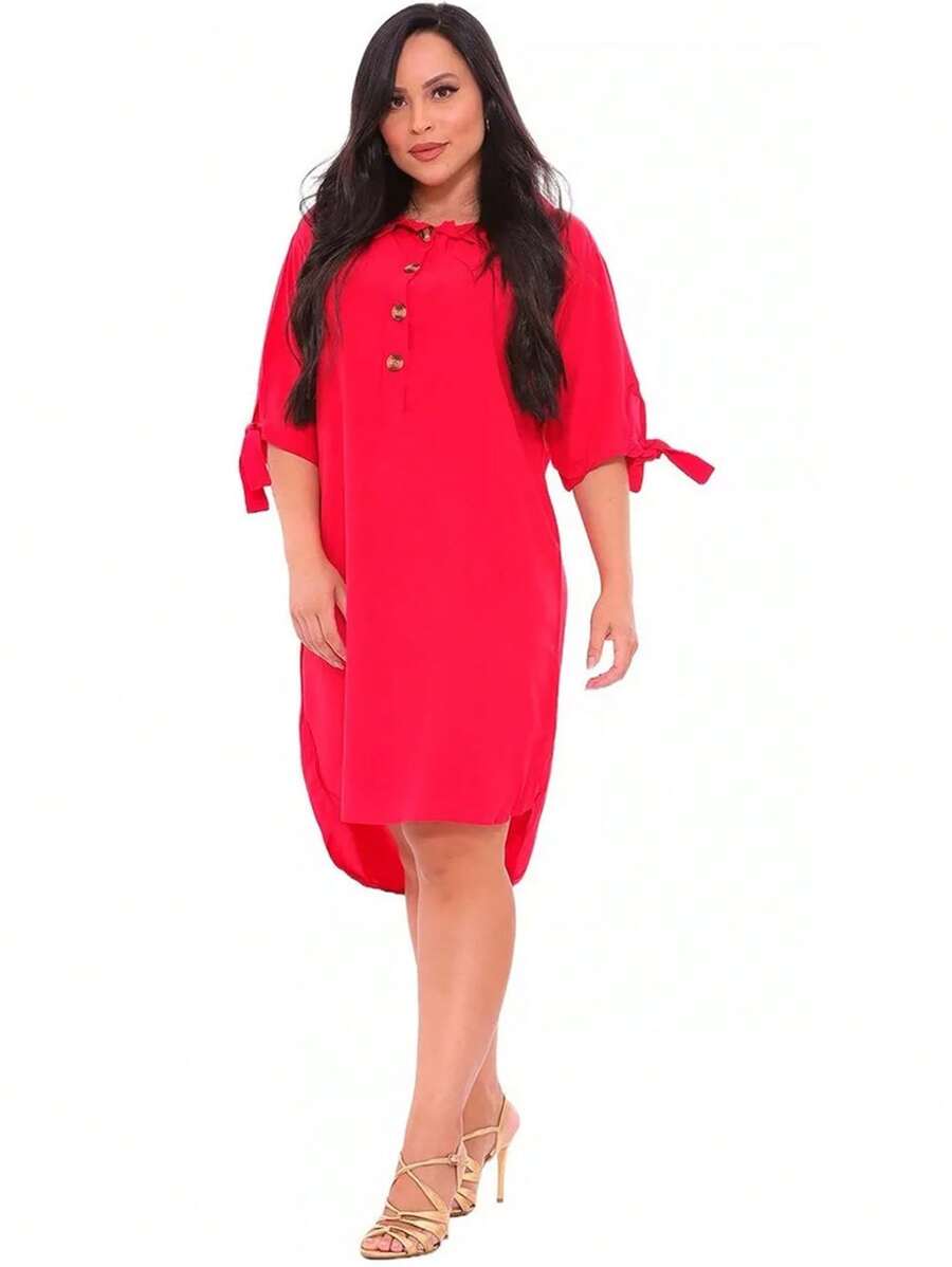 Women Dresses - Gỗ đỏ - Xem 1