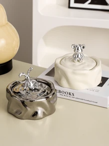 1pc, Cigarette Ashtray Indoor Living Room Office Car Smoking Artifact Boy Valentine Heart Women's Valentine